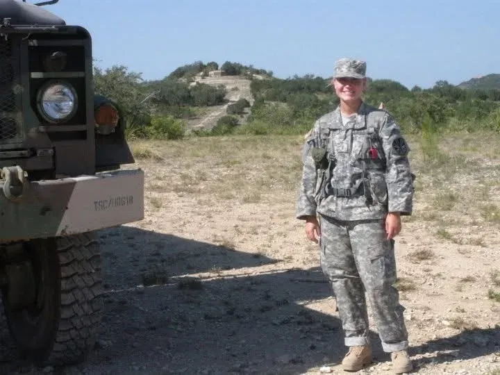 Dr. Oberlander in uniform during her military service